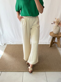 Pantalon fluide beige - Melina