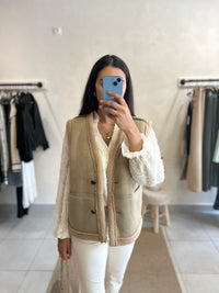 Gilet Taupe - Jane