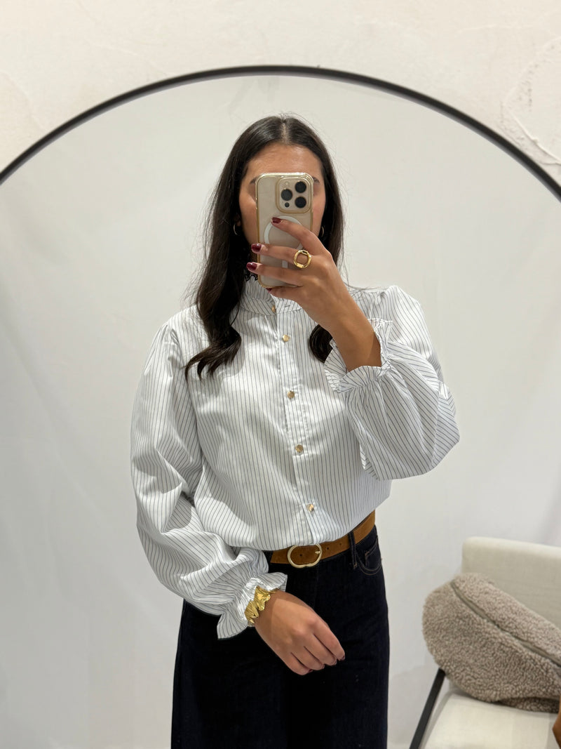Blouse rayure marine - Alex