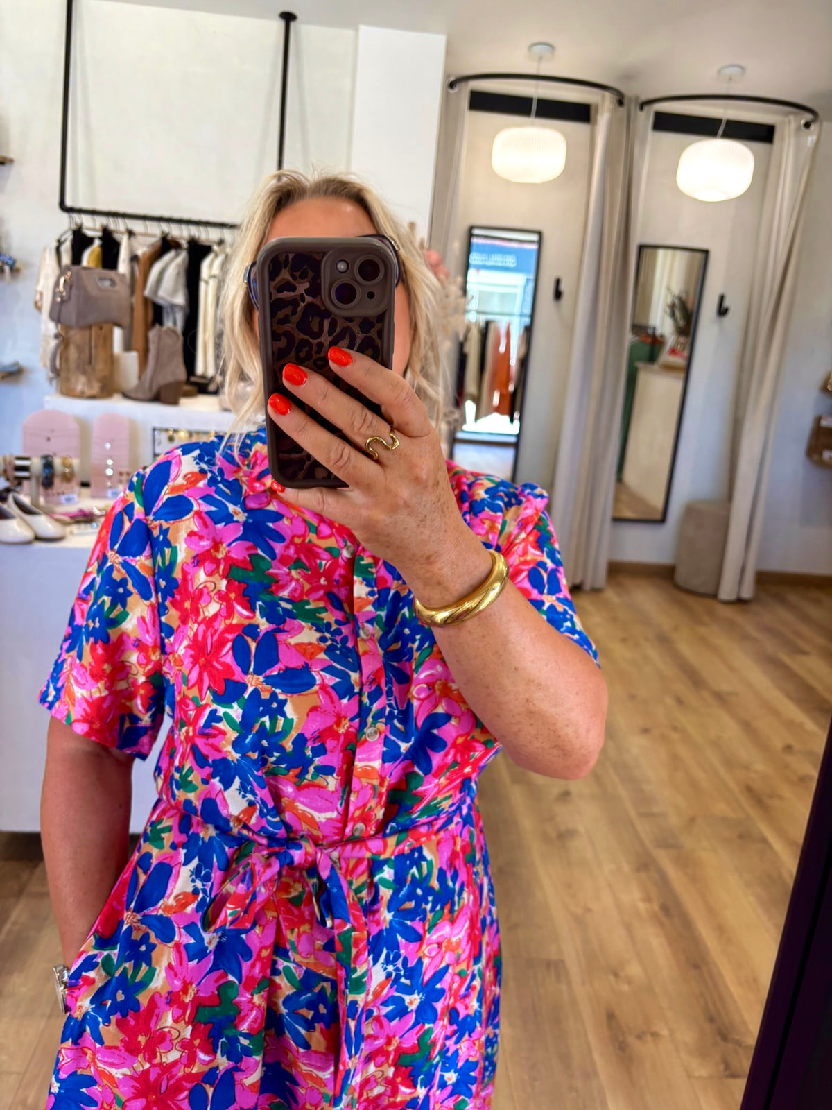 Robe Motifs Bleu GT - Hugo