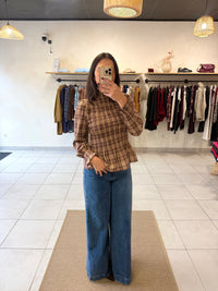 Blouse rayure marron - Camila
