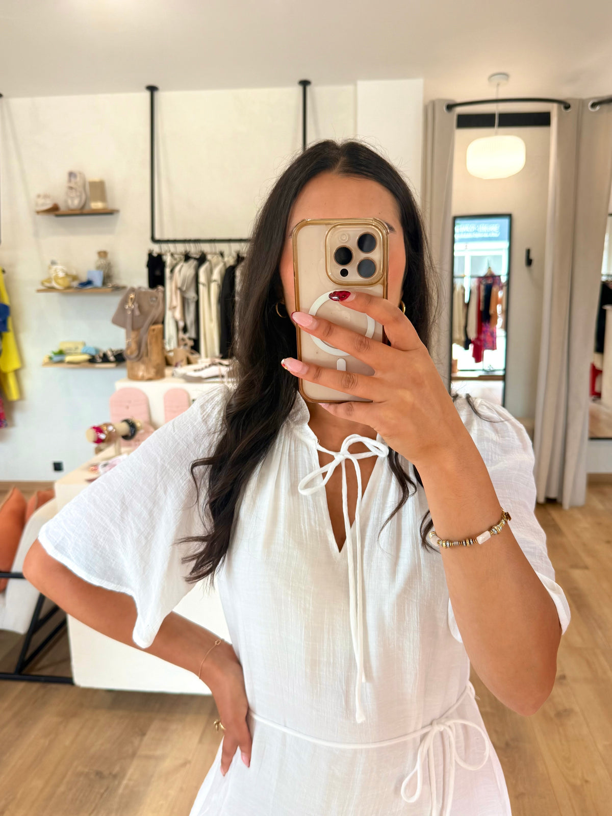 Robe Blanc - Lina
