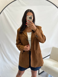 Blazer suédine - Brown