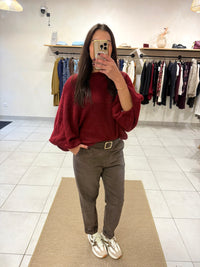 Pull bordeaux - Opaline