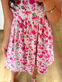 Robe Motifs Fushia - Romy