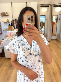 Robe longue bleu - Emilia