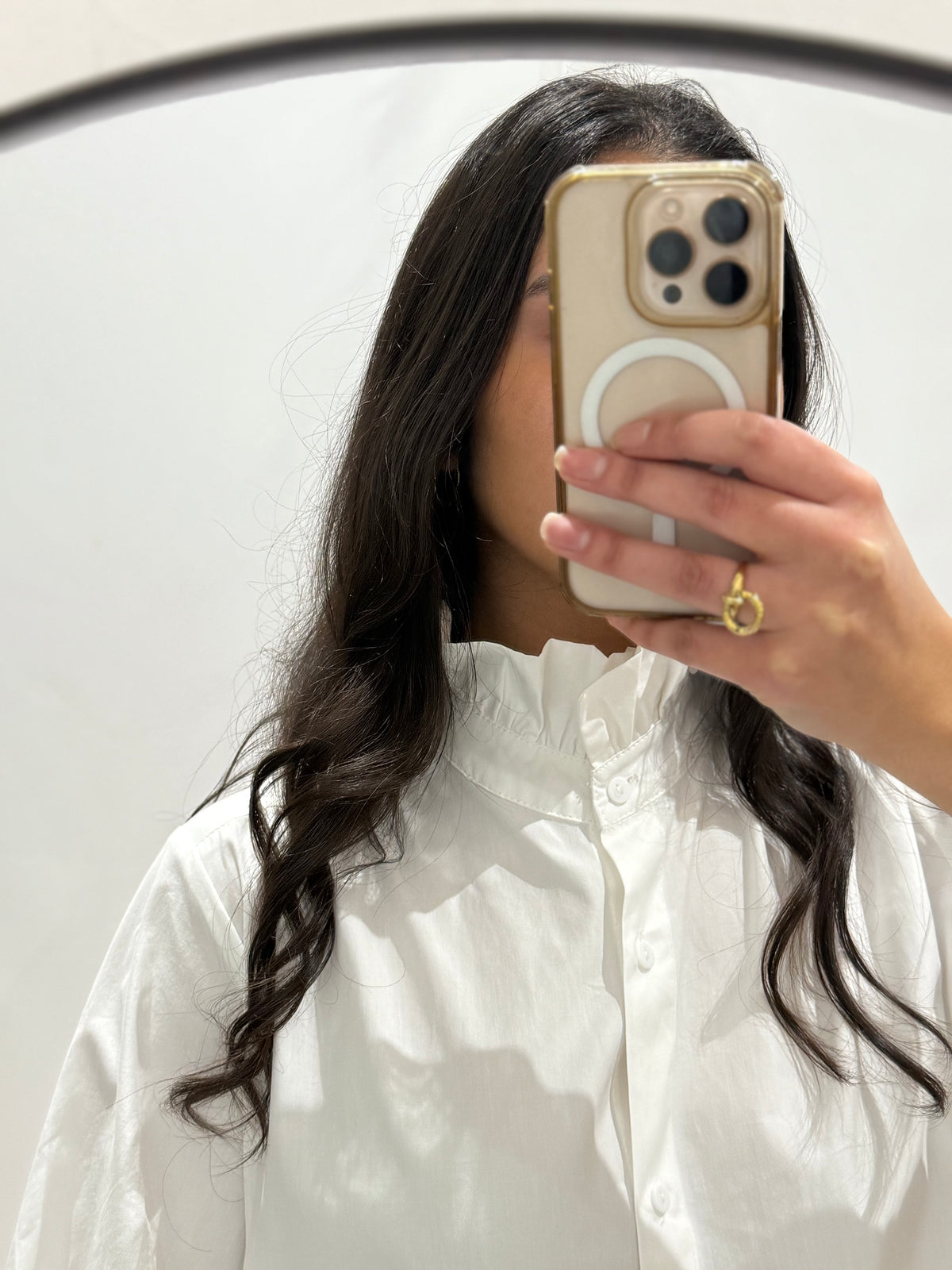 Blouse blanc - Ambre