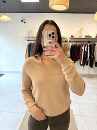 Pull Camel alpaga - Leon