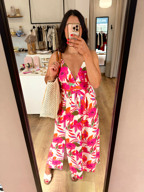 Robe motifs fushia - Julia