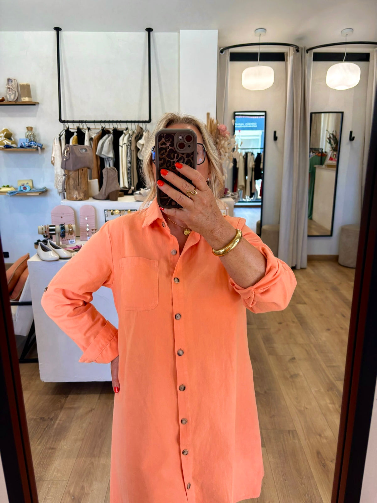 Robe orange gt - Elisa