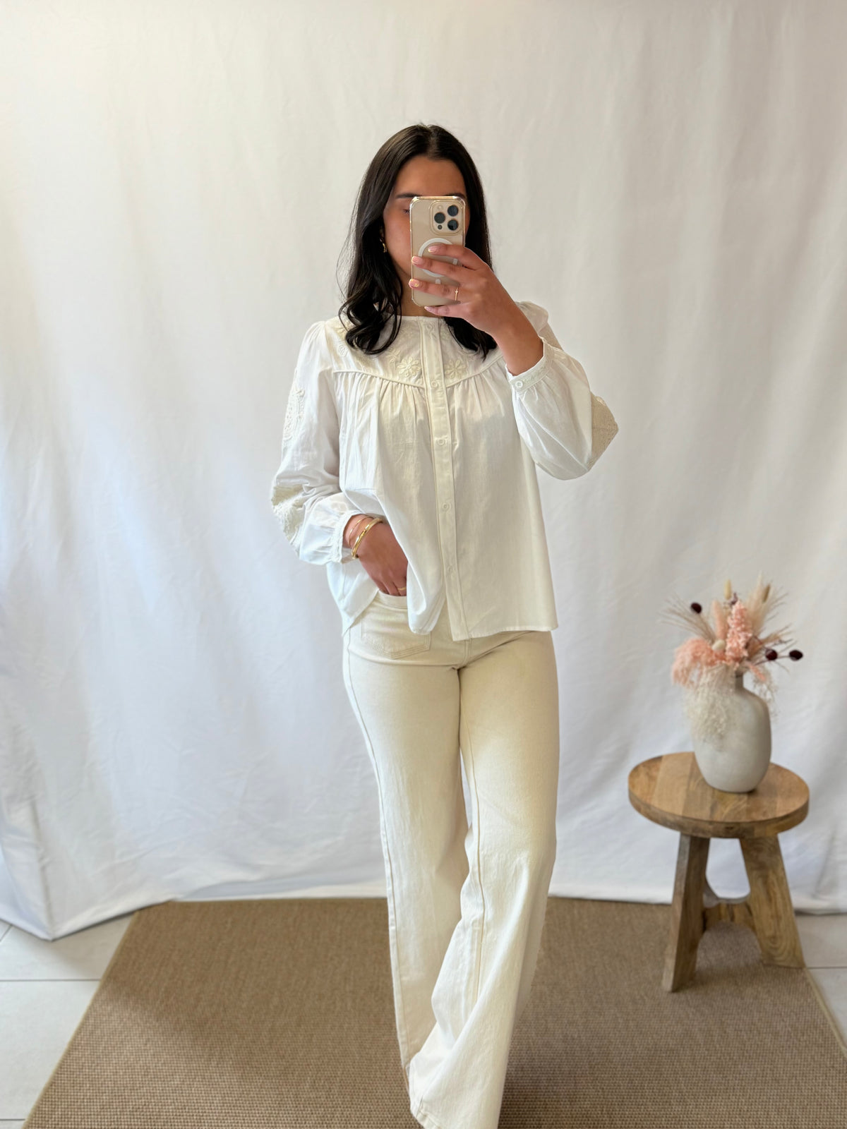 Blouse broderie - Nazia