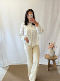 Blouse broderie - Nazia