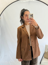 Blazer suédine Camel - Maddy