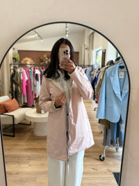 Parka rose argent- Leon