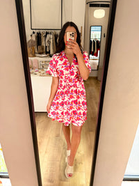Robe fushia motifs - Olis
