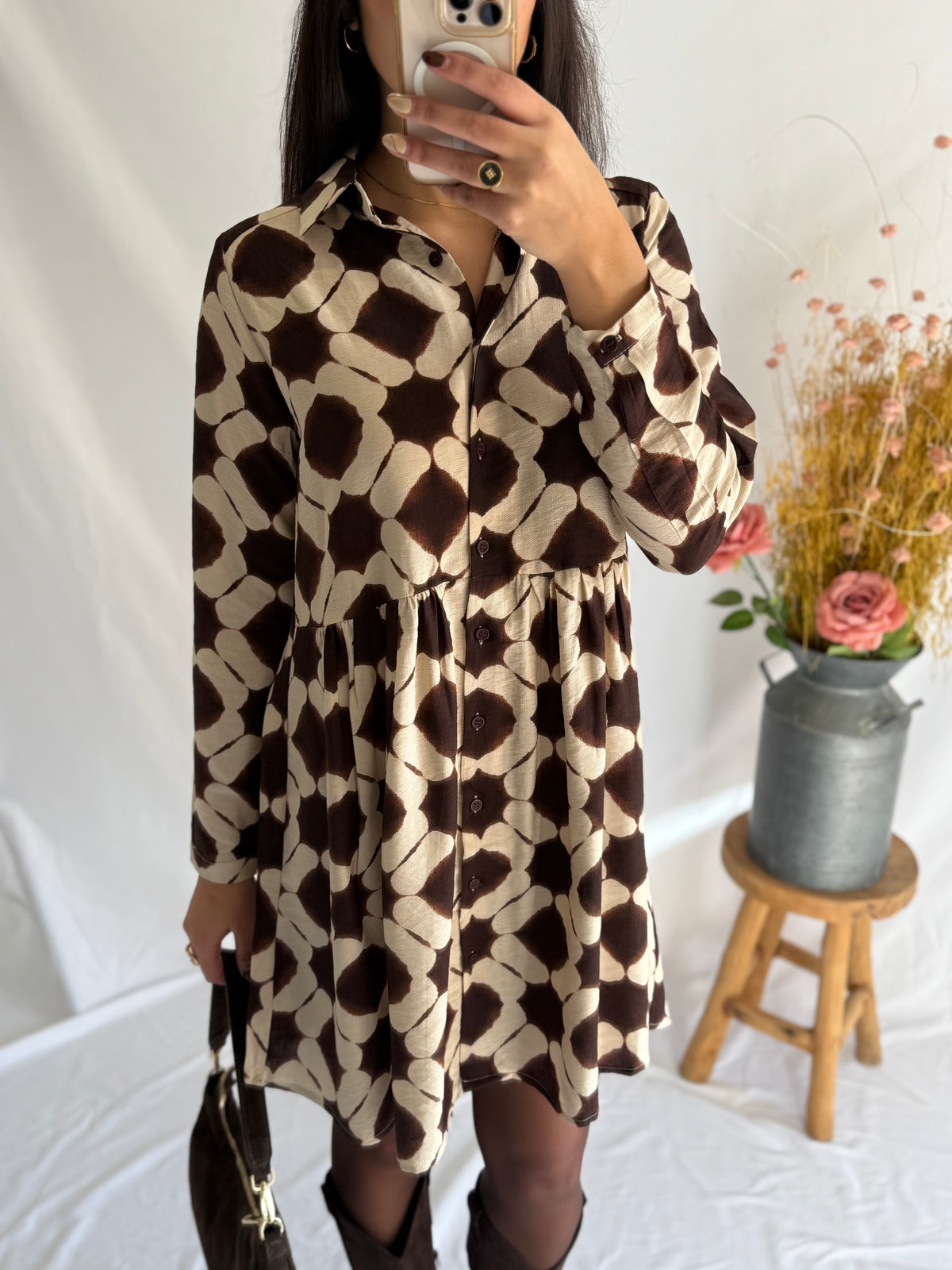 Robe courte choco - Leonie