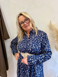 Robe motifs bleu - Ida
