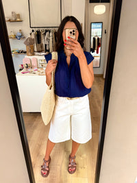 Haut broderie Marine - Eliot