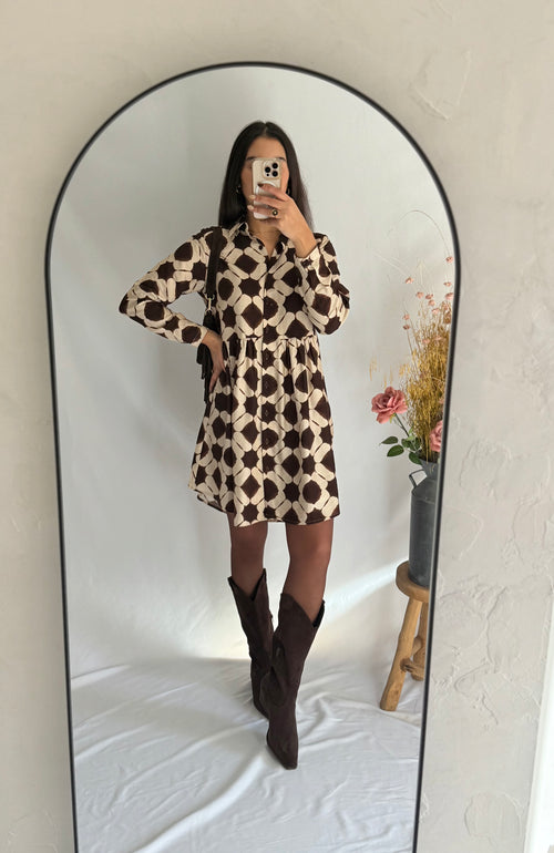 Robe courte choco - Leonie