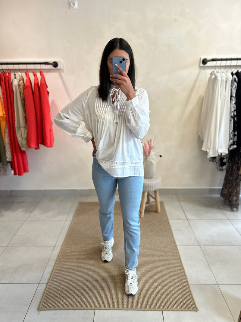 Blouse blanc - Zelia