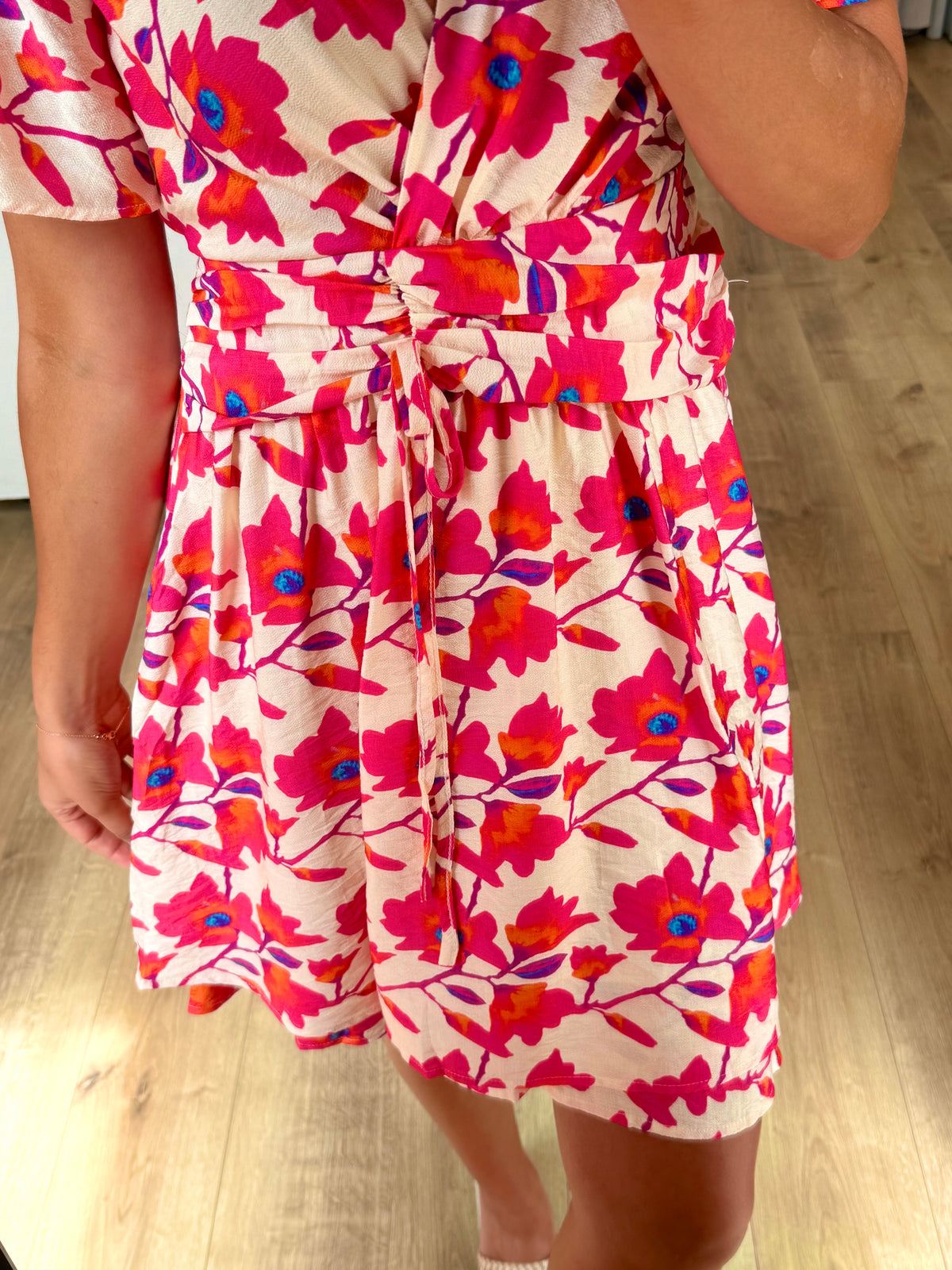 Robe fushia motifs - Olis