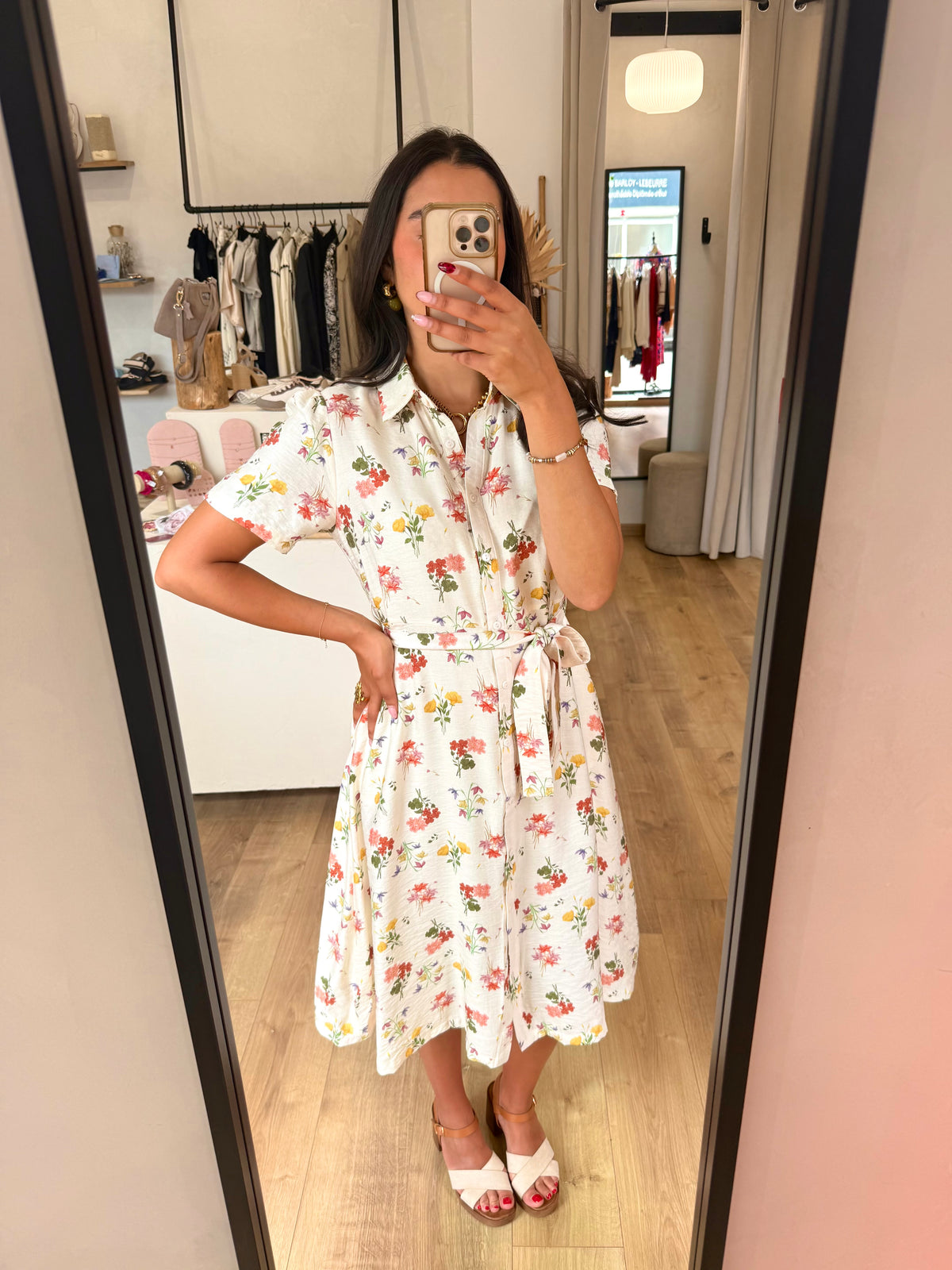 Robe Longue Beige - Ambre