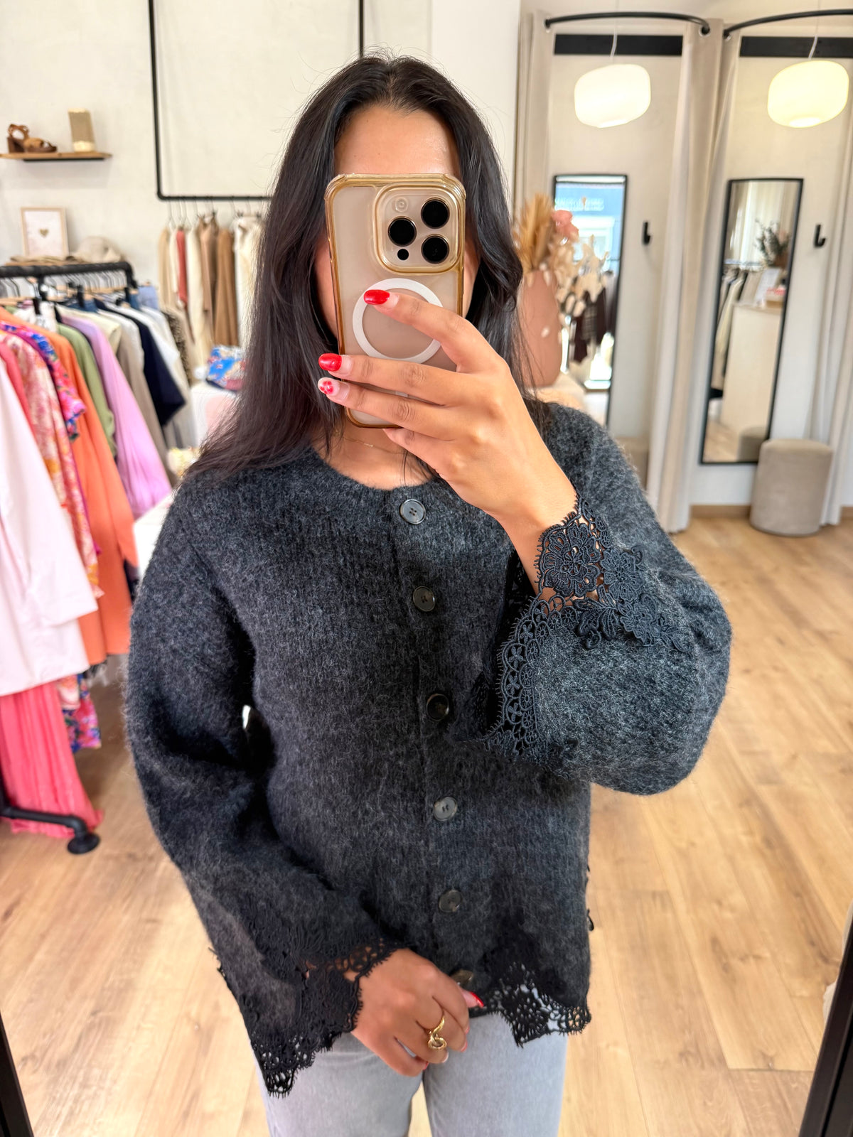 Gilet dentelle - Louisa