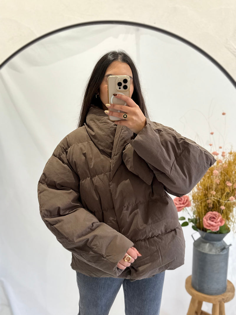 Doudoune marron - Joséphine