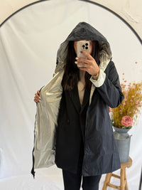 Parka noir or - Leon