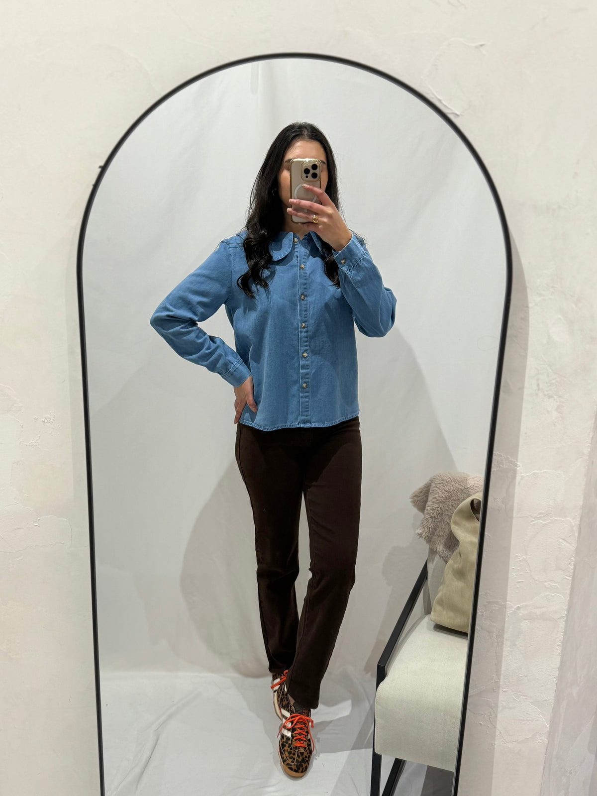 Jean mom fit choco - Lea