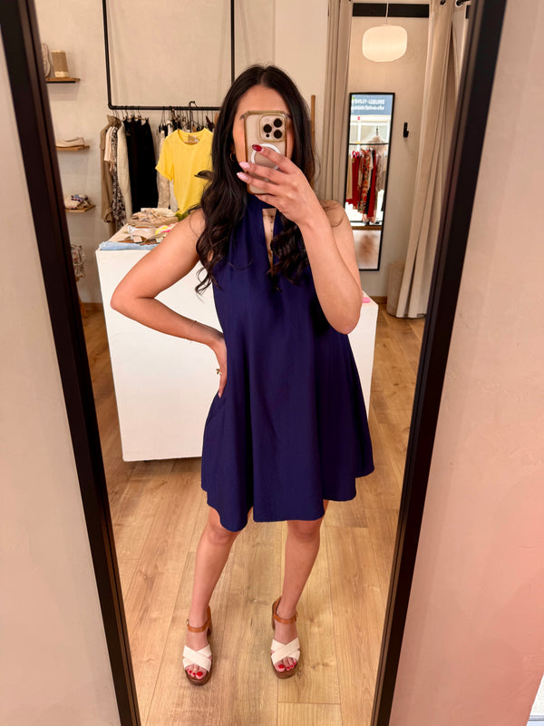 Robe courte marine - Mila