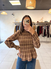 Blouse rayure marron - Camila