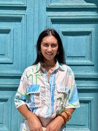 Ensemble motifs bleu - Arsène