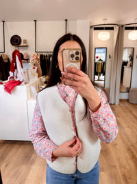 Gilet beige - Fleurie