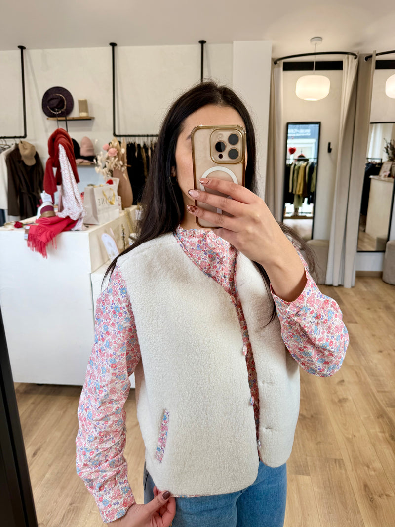Gilet beige - Fleurie