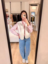 Gilet beige - Fleurie