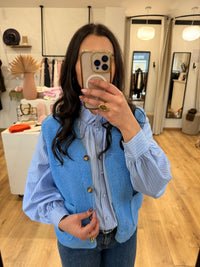 Gilet bleu - Ariel