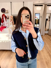 Gilet bleu marine - Valas