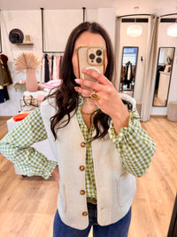 Gilet écru  - Ariel