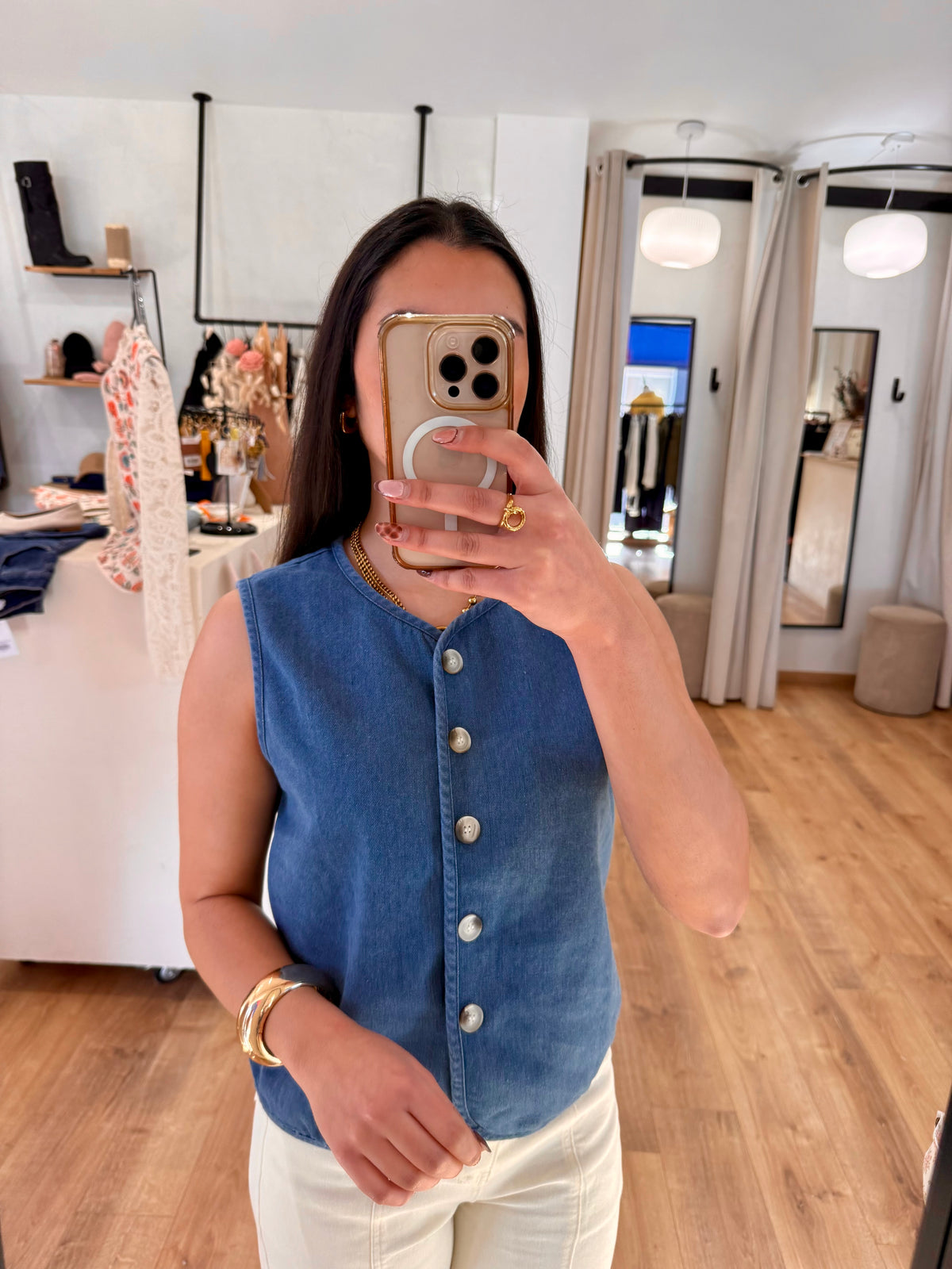 Gilet jean - Charlotte