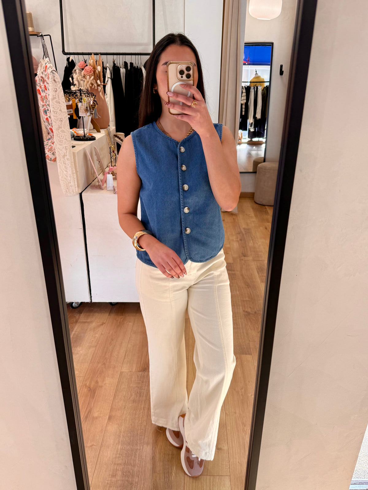 Gilet jean - Charlotte