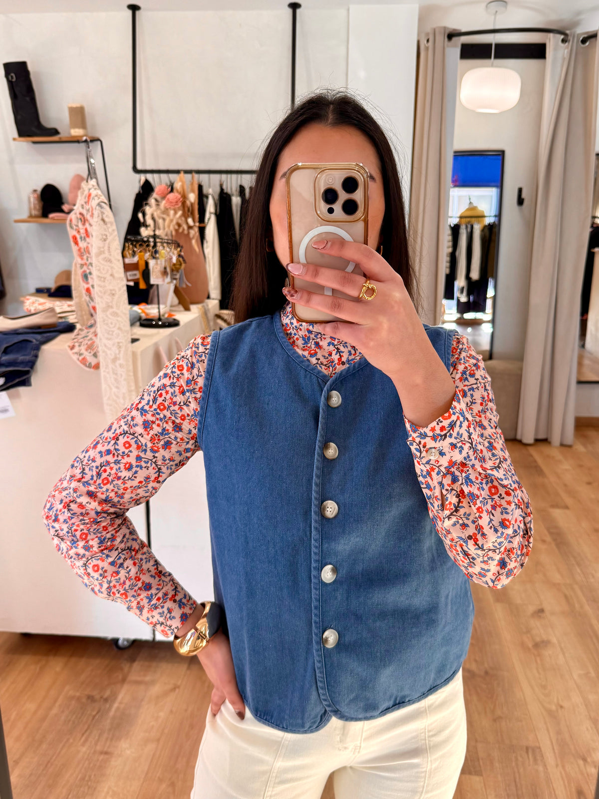 Gilet jean - Charlotte