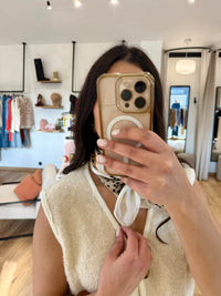 Gilet sans manche beige - Ambre