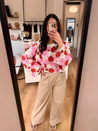 Haut crochet rose - Alba