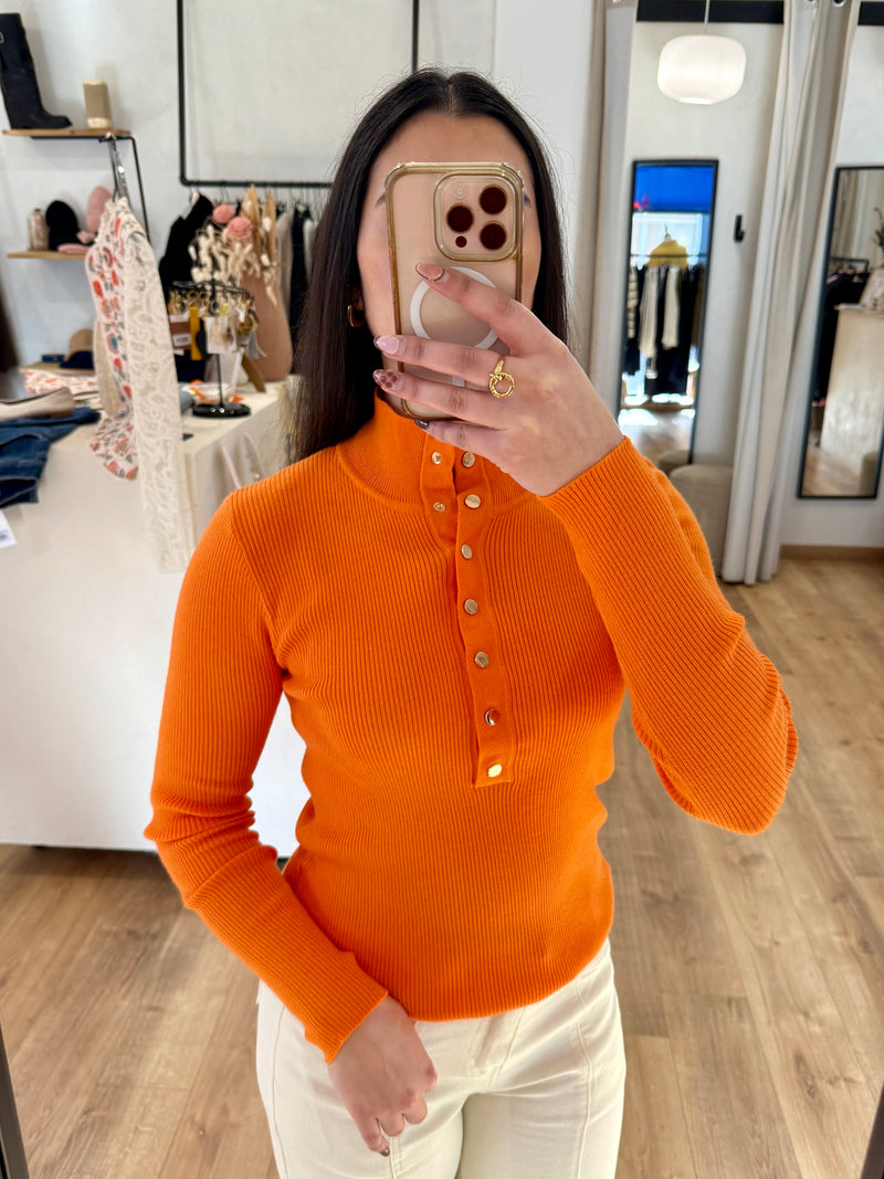 Haut orange - Zolia