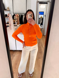 Haut orange - Zolia