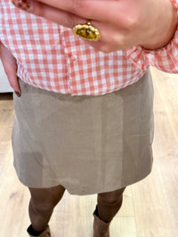 Jupe short taupe - Loris