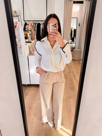 Pantalon beige - Elora