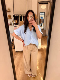 Pull bleu rayure - Celia