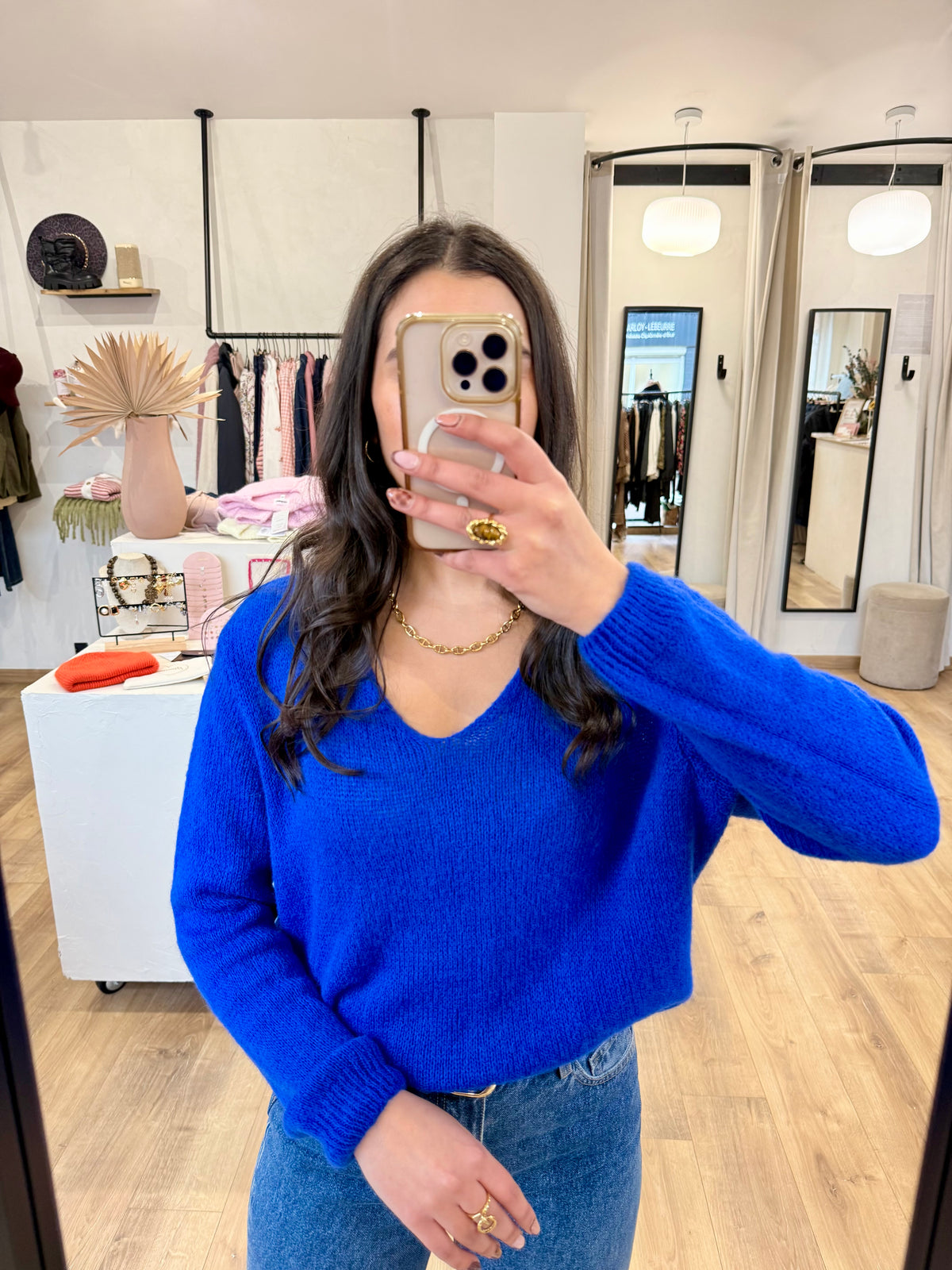 Pull bleu roi - Nina